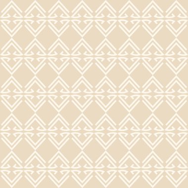 Soyut bej arka plan, kusursuz desen, geometrik. Arkaplan resmi için modern şablon. Vektör grafikleri