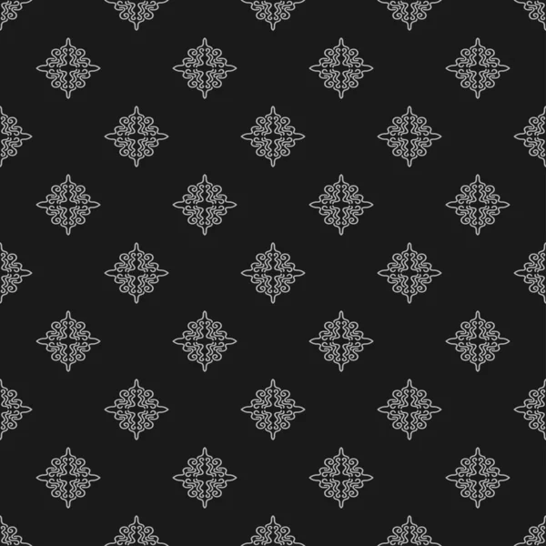 Dark Background Seamless Pattern Seamless Wallpaper Texture Vector Illustration — Stock Vector