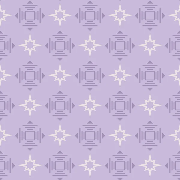 紫のシームレスなパターンクリスマスボール — ストックベクタ
