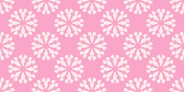 Patrón Blanco Simple Sobre Fondo Rosa Textura Fondo Pantalla Sin — Vector de stock