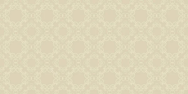 Abstract Background Pattern Decorative Ornament Beige Shades Seamless Wallpaper Texture — Stock Vector