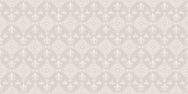 Decorative Background Pattern Retro Style Ornament Seamless Wallpaper Texture Vector — Stock Vector