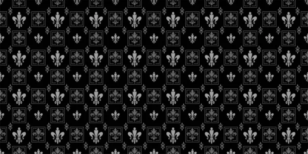 Zwart Wit Achtergrond Behang Naadloos Patroon Textuur Achtergrond Afbeelding Voor — Stockvector