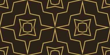 geometrik süslemeli modern arkaplan deseni siyah arkaplan, vektör resmi