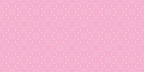 Abstract Achtergrond Patroon Met Bloemen Ornamenten Een Roze Achtergrond Behang — Stockvector