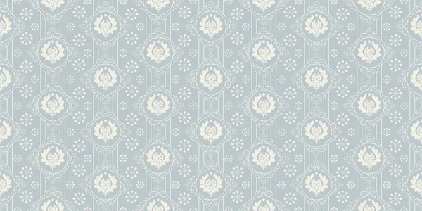 Background Pattern Floral Ornament Vintage Style Wallpaper Seamless Pattern Texture — Stockový vektor