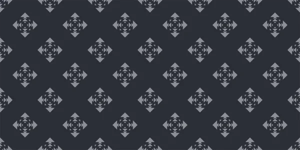黒の幾何学的な形状を持つダークサーバーの背景パターン デザインの背景画像 シームレスなパターン 壁紙のテクスチャ ベクトル画像 — ストックベクタ
