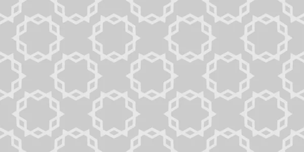 グレーの背景 タイル 壁紙上の幾何学的な要素を持つシンプルな背景パターン シームレスなパターン ベクトル画像 — ストックベクタ