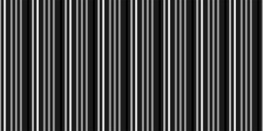 Basit dikey çizgiler geometrik arkaplan. Siyah ve beyaz geometrik desen. Kusursuz desen, doku. Vektör illüstrasyonu