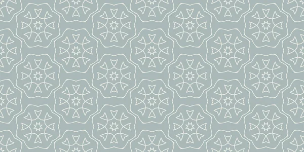 Monochromes Hintergrundmuster Mit Dekorativem Ornament Tapete Nahtloses Muster Textur Vektorgrafik — Stockvektor