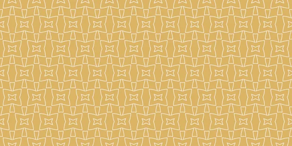 Stylový Vzor Pozadí Jednoduchou Dekorativní Ozdobou Zlatém Pozadí Tapety Bezešvé — Stockový vektor