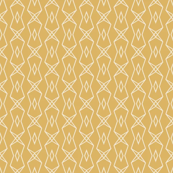 Trendy Background Pattern Geometric Ornament Gold Backdrop Modern Wallpaper Seamless — Stock Vector