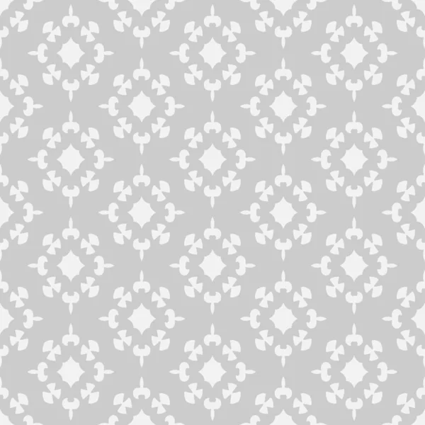 Simple Background Pattern White Decorative Ornament Light Gray Background Wallpaper — Stock Vector