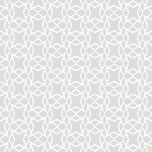 Modern Background Patterns Decorative Ornaments Light Gray Background Wallpaper Seamless — Stock Vector