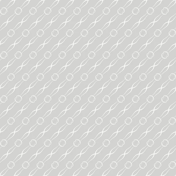 Modèle Fond Simple Avec Ornement Décoratif Blanc Sur Fond Gris — Image vectorielle