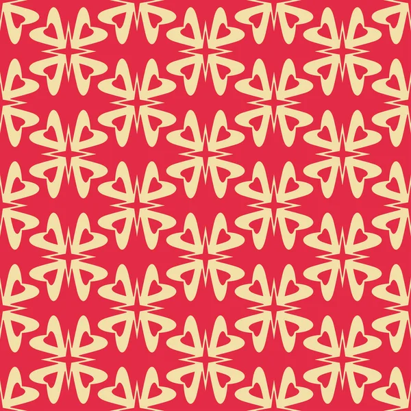 Trendy Background Pattern Decorative Elements Red Background Wallpaper Seamless Pattern — Vetor de Stock