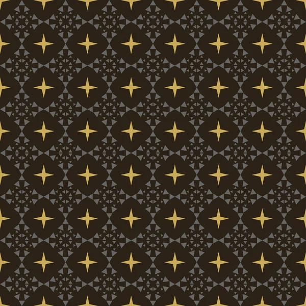 Patrón Fondo Moda Con Ornamento Geométrico Sobre Fondo Negro Fondo — Vector de stock