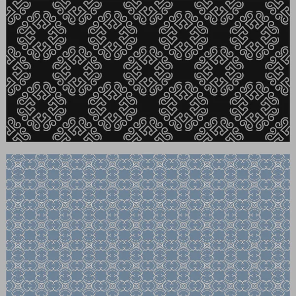 Ensemble Motifs Fond Décoratifs Fonds Écran Motif Sans Couture Texture — Image vectorielle