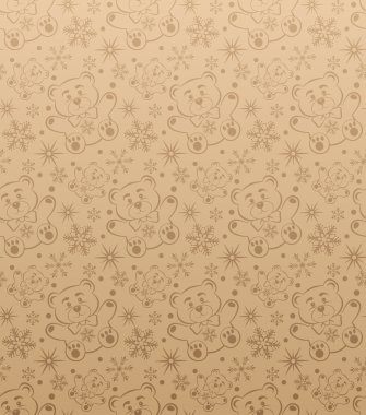 oyuncak ayı ile Noel arka plan