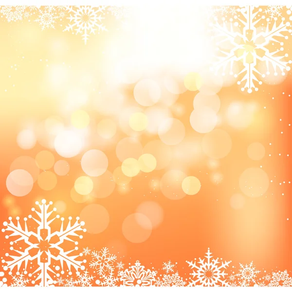 Cadre de décoration de Noël. Lumières Noël — Image vectorielle