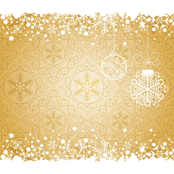 Christmas decoration frame. Snowflake Abstract Background. — Stock Vector