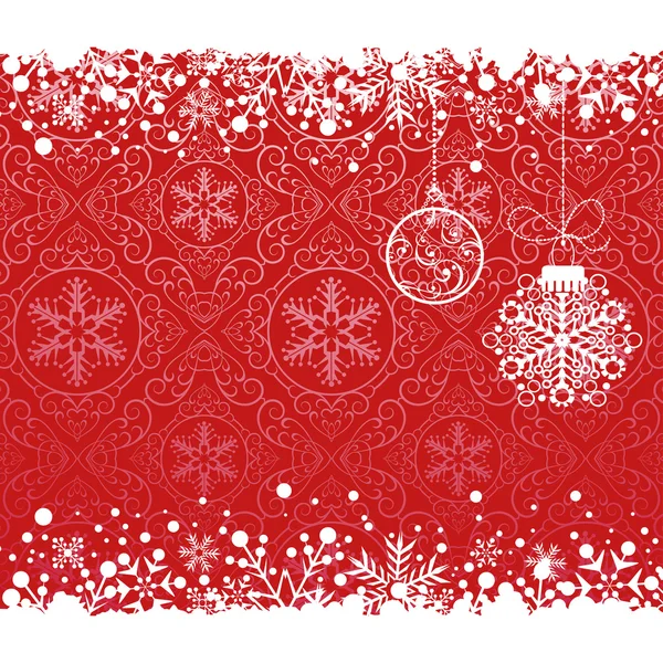 Christmas decoration frame. Snowflake Abstract Background. — Stock Vector