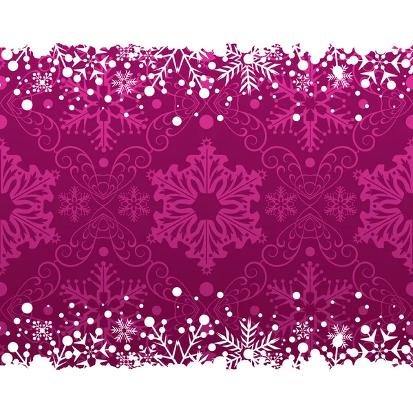 Christmas decoration frame. Snowflake Abstract Background. — Stock Vector