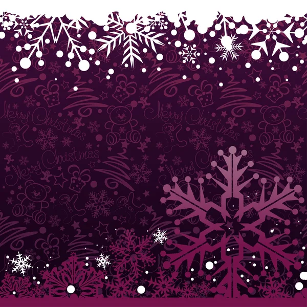 Kerstmis decoratie frame. — Stockvector