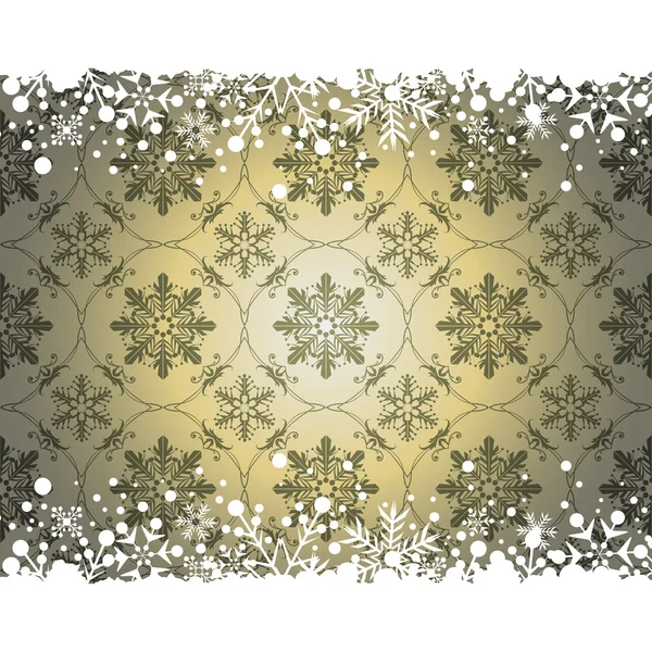 Kerstmis decoratie frame. — Stockvector