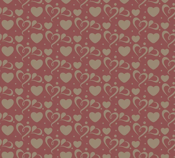 Fond Valentine papier peint sans couture (vecteur ) — Image vectorielle