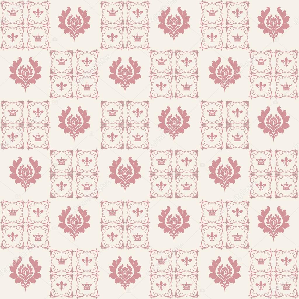 Vintage seamless wallpaper (vector)