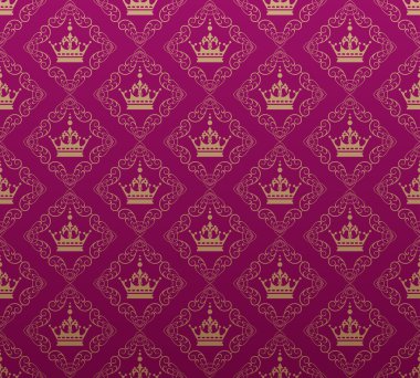 Duvar kağıdı deseni (vektör Şam)