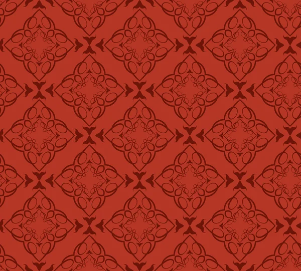 (シームレスなダマスク織の壁紙パターン) — ストックベクタ