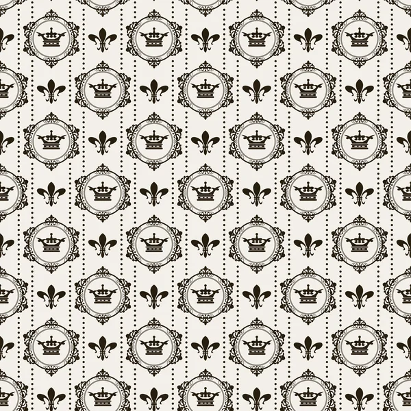 Vintage vabstract background for design (Damask seamless) — Stock Photo, Image