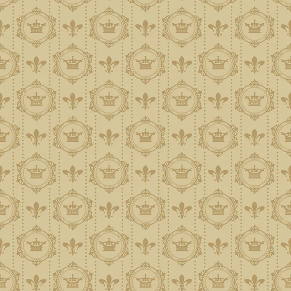 Vintage vabstract background for design (Damask seamless) — Stock Photo, Image