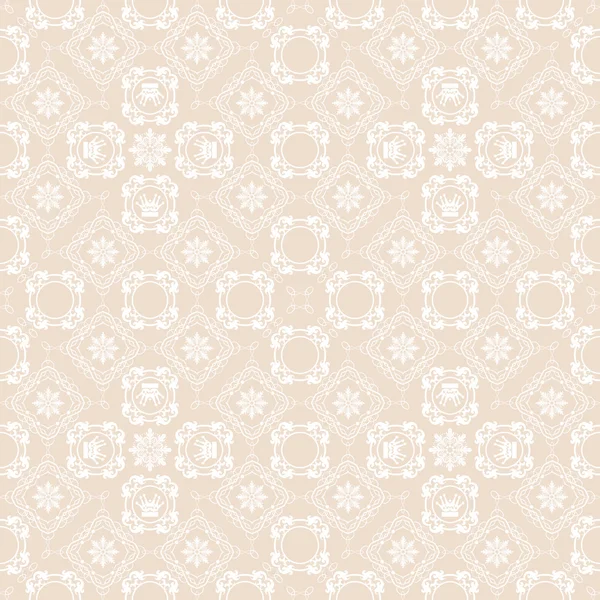 Wallpaper in old style for your design — Stock Vector