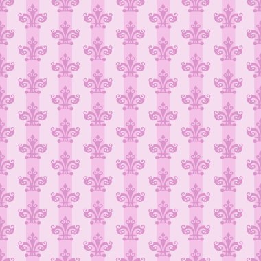 Model Damask duvar kağıdı pembe