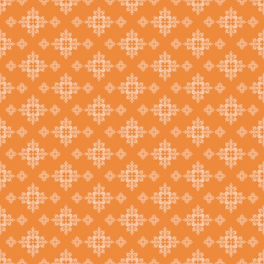 Retro duvar kağıdı deseni turuncu