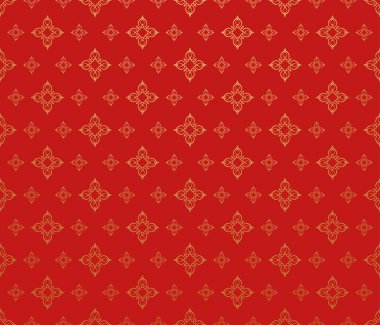 Retro duvar kağıdı kırmızı model