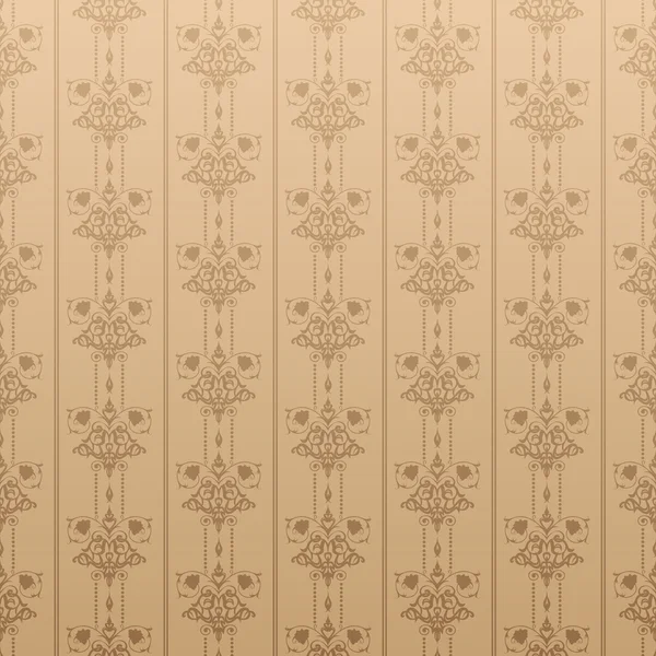設計の背景の壁紙パターン ヴィンテージ — ストックベクタ