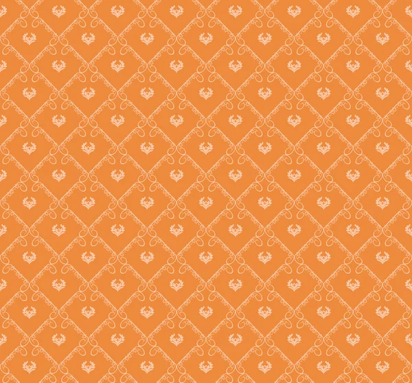 Retro carta da parati modello arancione — Vettoriale Stock