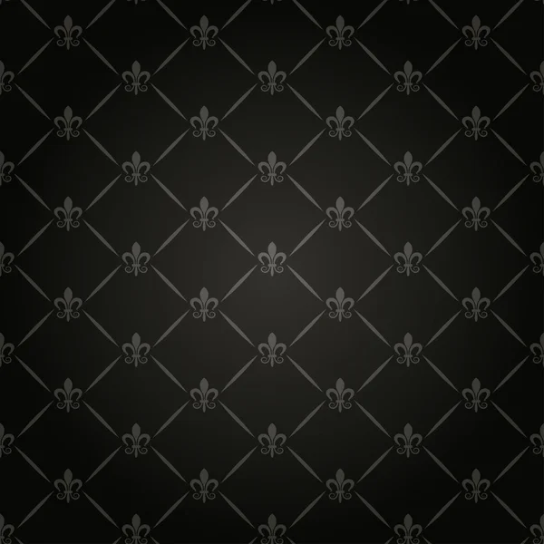 Wallpaper Retro for Your design Black - Stok Vektor