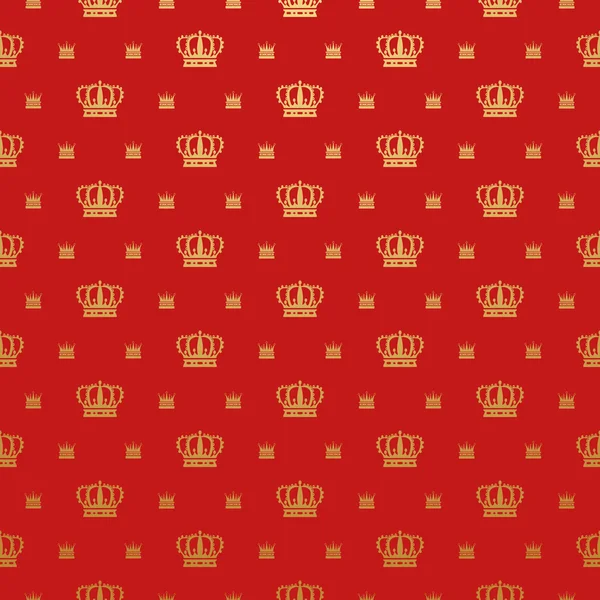 Retro behangpapier patroon Red — Stockvector