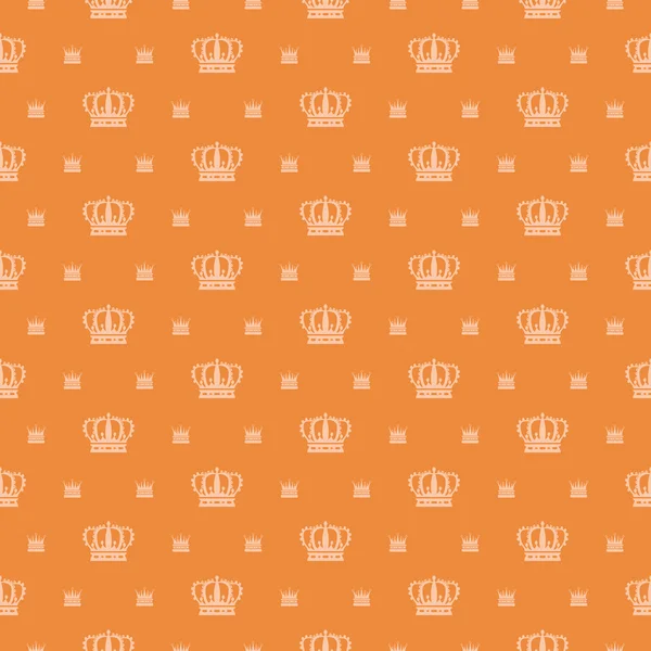 Retro behangpapier patroon Orange — Stockvector