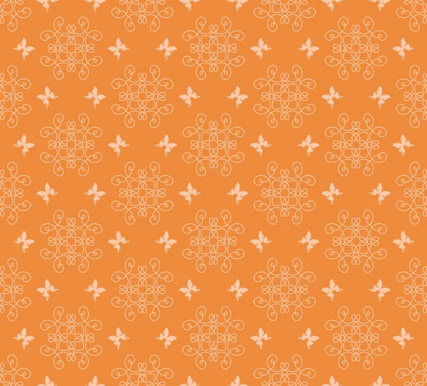 Patrón de fondo de pantalla retro naranja — Archivo Imágenes Vectoriales