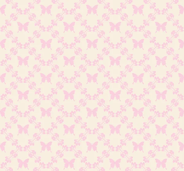 Wallpaper patroon naadloze textuur roze — Stockvector