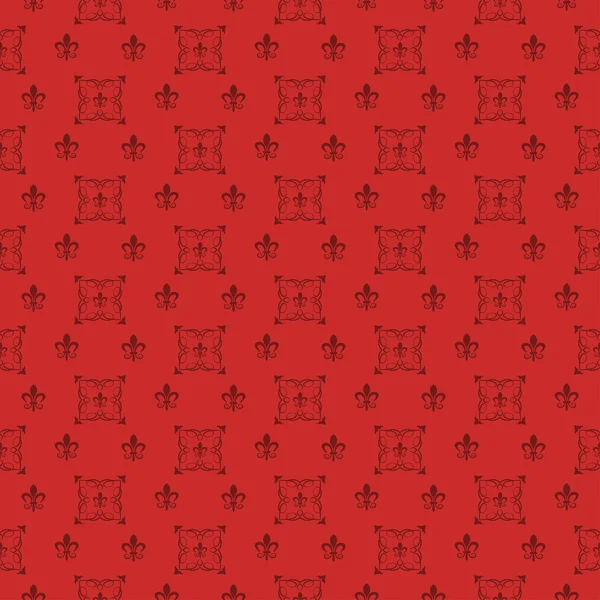 Patrón de fondo de pantalla retro rojo — Vector de stock