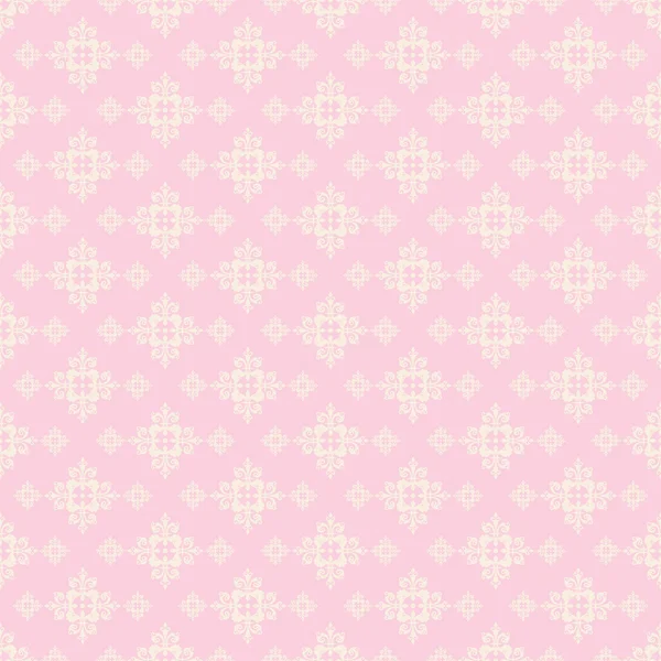 Wallpaper patroon naadloze textuur roze — Stockvector