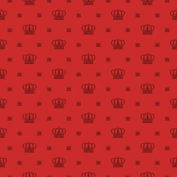 Retro Wallpaper Pattern Red — Stock Vector