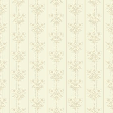 Tasarımınız için duvar kağıdı arka plan seamless modeli. Renk bej.